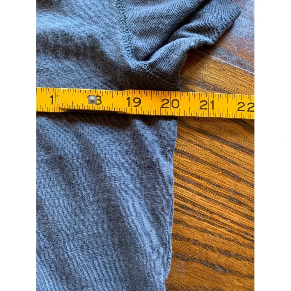Banana Republic Vintage Mens Slub Cotton Polo Shirt Gray Medium